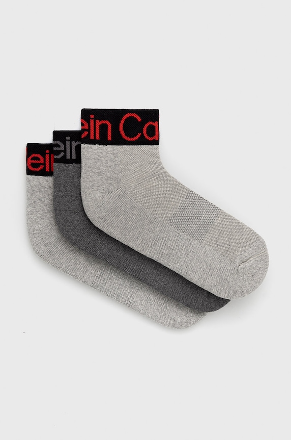 Calvin Klein Skarpetki (3-pack) skarpetki długie szary 701218722.NOS