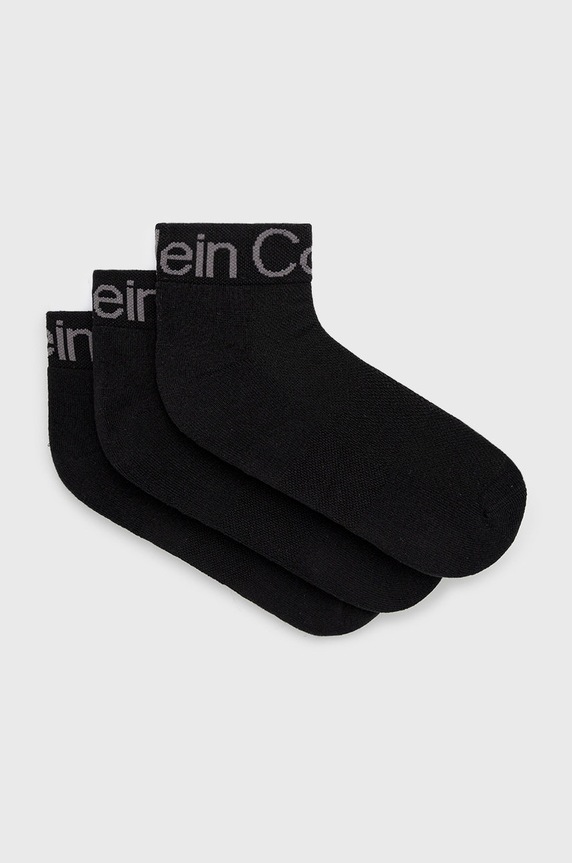 Calvin Klein Skarpetki (3-pack) skarpetki długie czarny 701218722.NOS