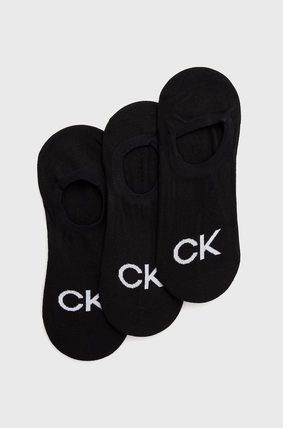 Calvin Klein skarpetki (3-pack) skarpetki krótkie czarny 701218723.NOS