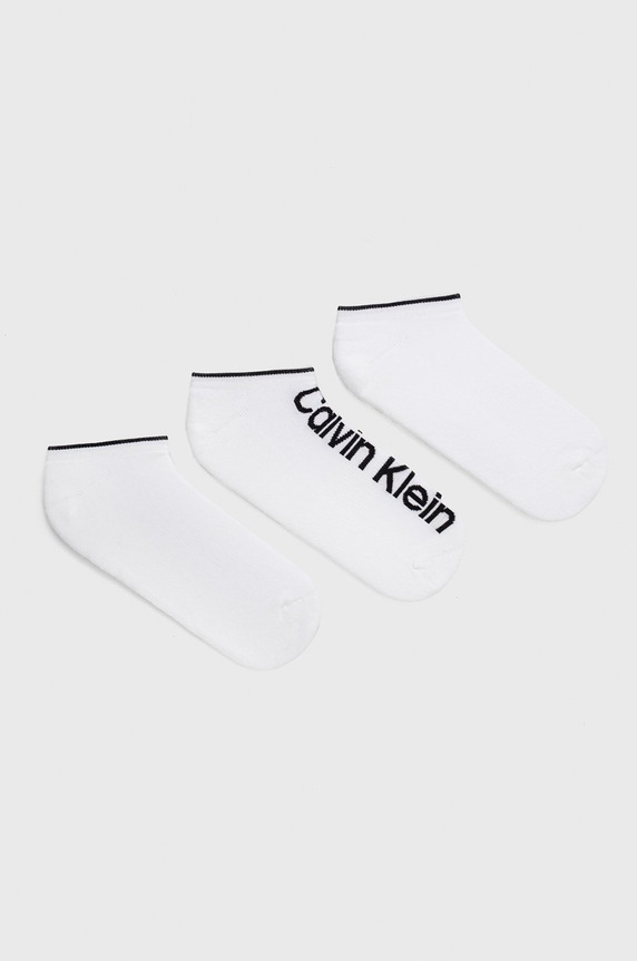 Ponožky Calvin Klein hladký bílá 701218724.NOS