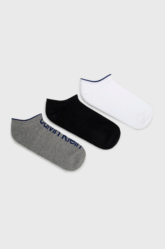 Calvin Klein Skarpetki (3-pack) wzorzyste szary 701218724.NOS