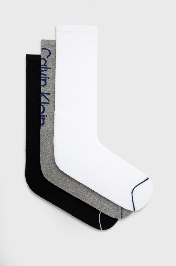 Calvin Klein Skarpetki (3-pack) skarpetki długie szary 701218725.NOS