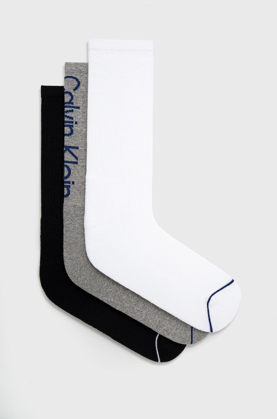 Calvin Klein Skarpetki (3-pack) skarpetki długie szary 701218725.NOS