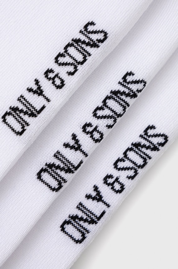 Only & Sons Skarpetki (3-pack) 22021081 biały AA00