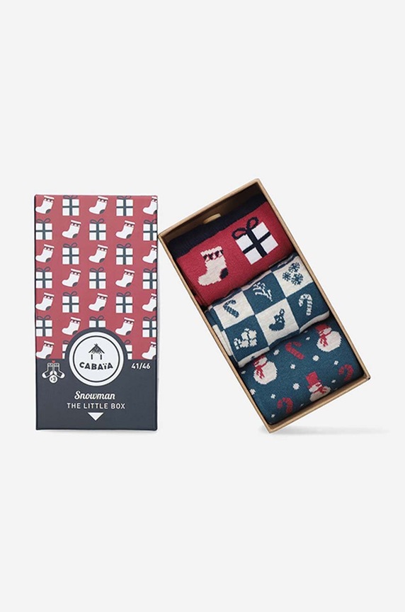 Κάλτσες Cabaia SNOWMAN 3-pack ψηλές κάλτσες πολύχρωμο SOKW22.SNOWMAN