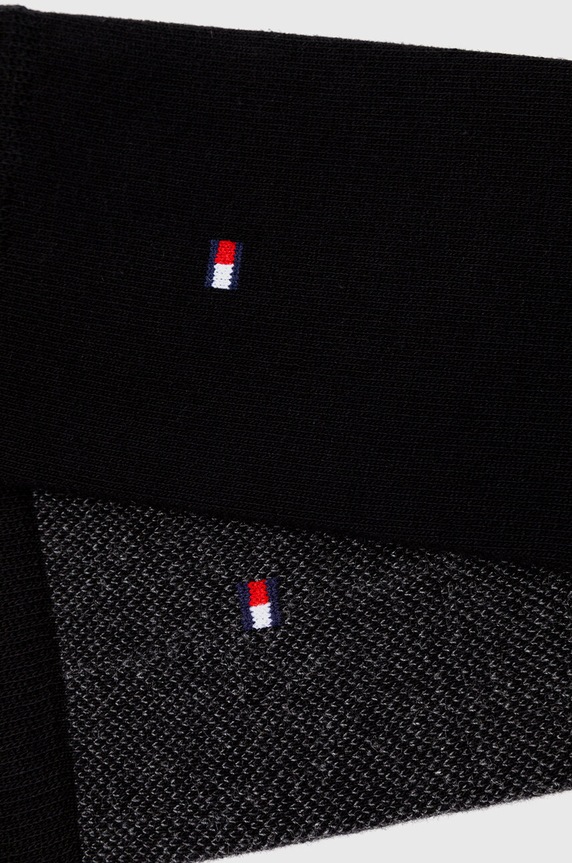 Ponožky Tommy Hilfiger 2-pak 701226104.NOS čierna AA00