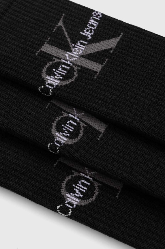 Calvin Klein Jeans skarpetki 3-pack 701220514.NOS czarny AA00