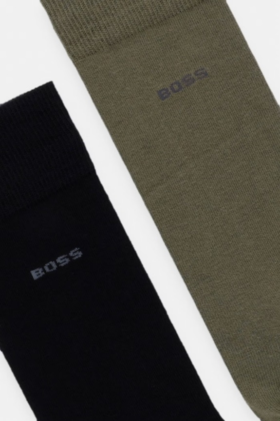 BOSS κάλτσες ανδρικές 2P RS Uni CC 2-pack 50516616 πράσινο AA00