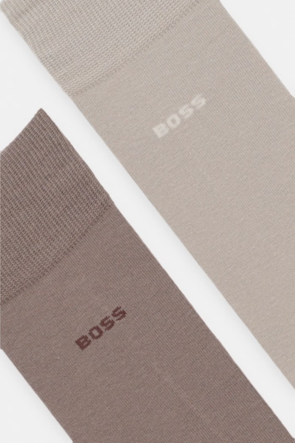 BOSS skarpety męskie 2P RS Uni CC 2-pack 50516616 beżowy AA00