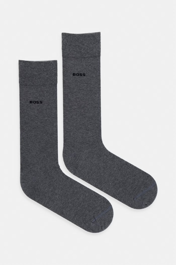 BOSS skarpety męskie 2P RS Uni CC 2-pack szary 50516616