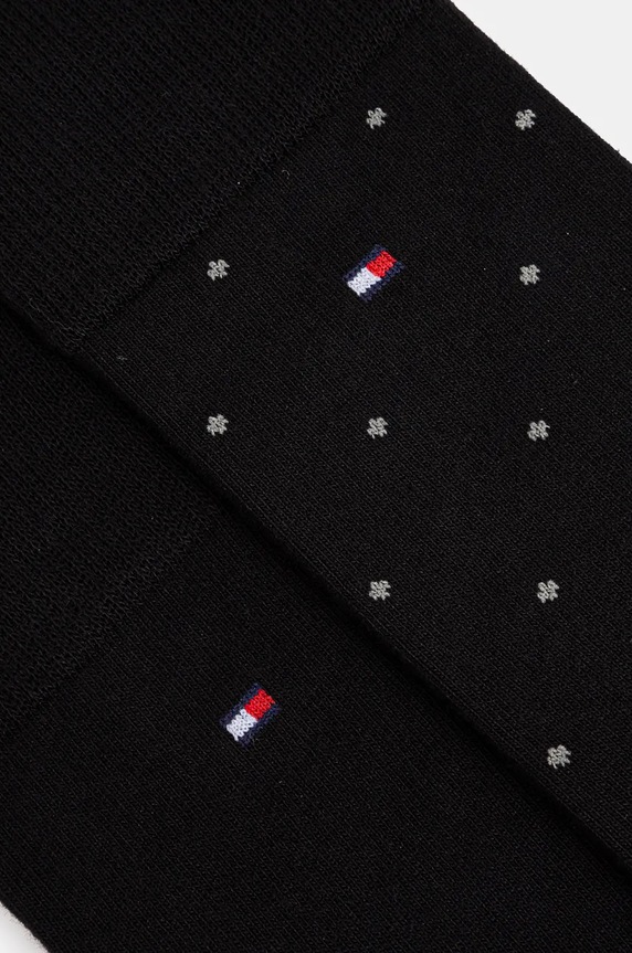 Ponožky Tommy Hilfiger 2-pak 701230780.NOS čierna AA00