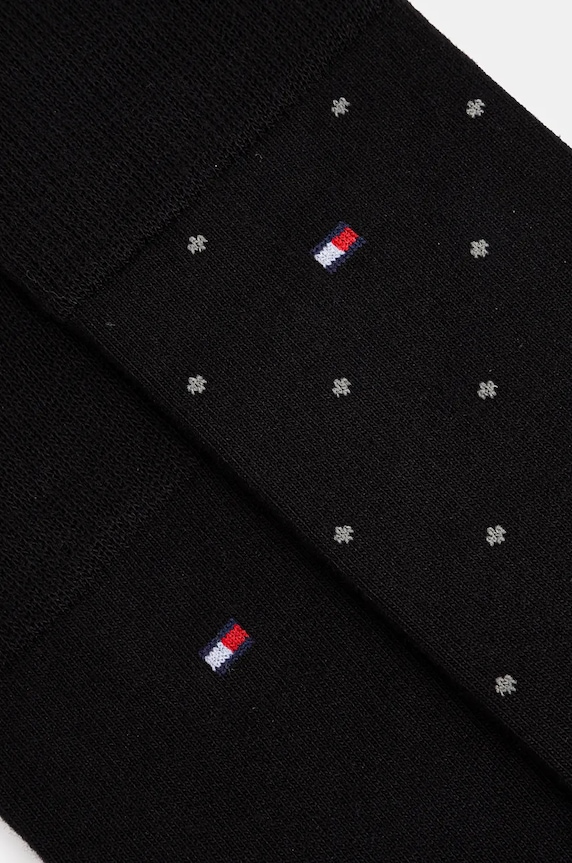 Ponožky Tommy Hilfiger 2-pak 701230780.NOS čierna AA00