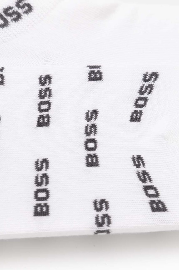BOSS férfi zokni 2P AS Allover CC 2-es csomag 50511423 fehér AA00