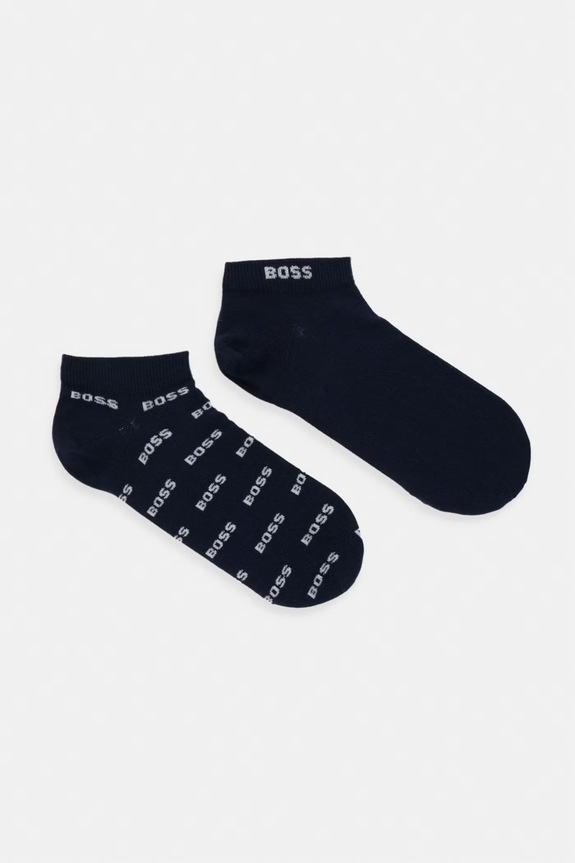 BOSS skarpety męskie 2P AS Allover CC 2-pack granatowy 50511423