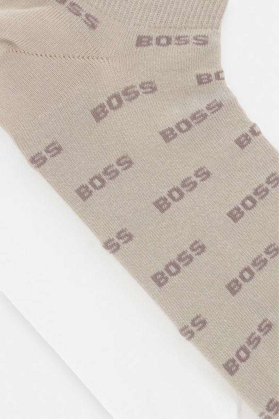 BOSS skarpety męskie 2P AS Allover CC 2-pack 50511423 brązowy AA00