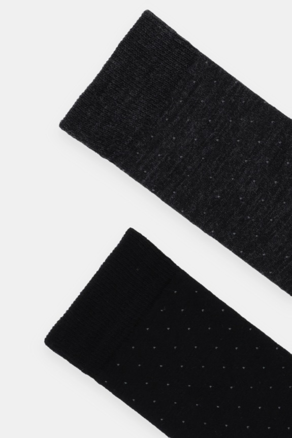 Fila calze con lana pacco da 2 F5407 nero AA00