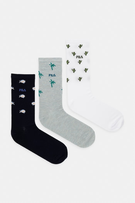 Fila skarpety męskie 3-pack biały F5613