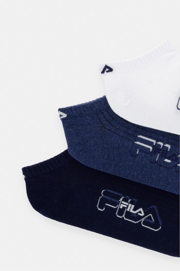 Fila ponožky pánske s bavlnou 3-pak F2536 tmavomodrá SS26