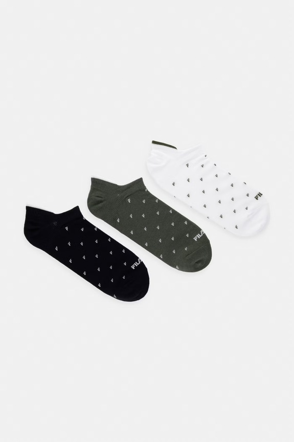 Fila skarpety męskie z bawełną 3-pack zielony F1159