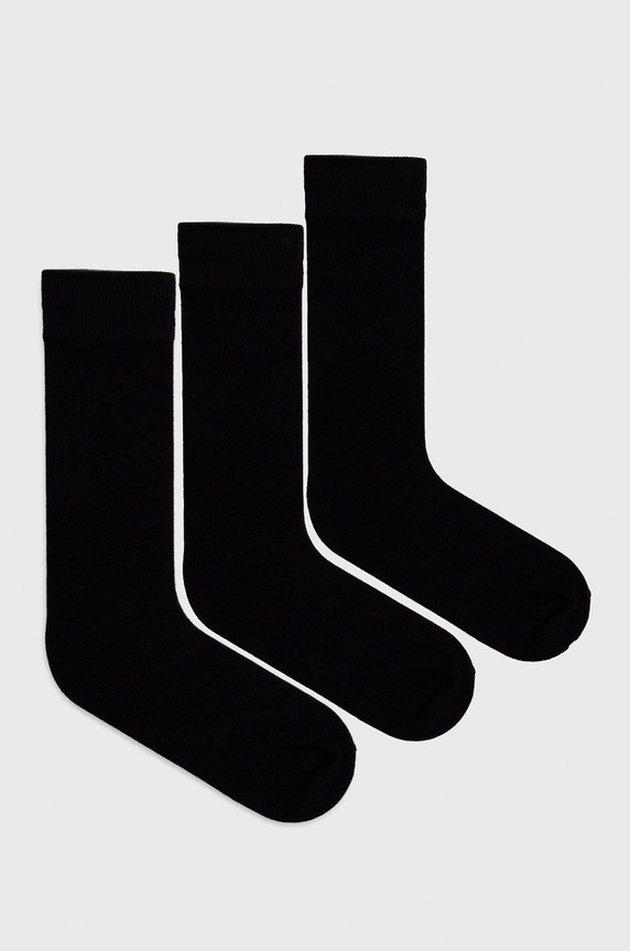 Selected Homme Skarpetki (3-pack) skarpetki długie czarny 16053058.