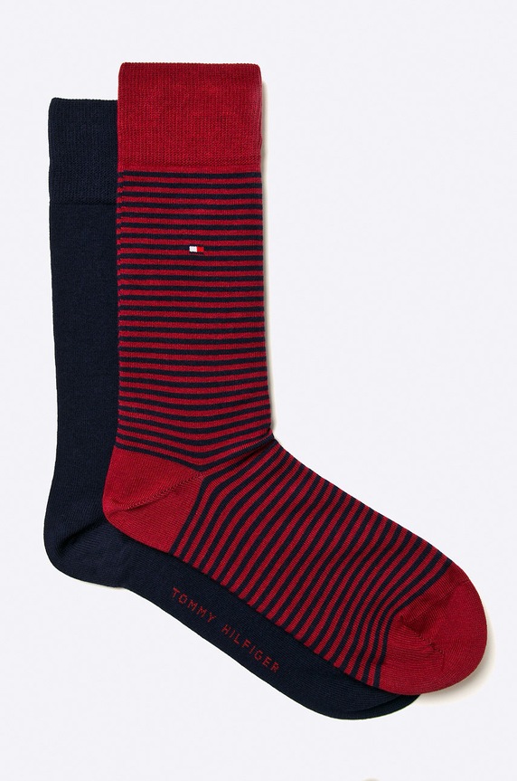 Tommy Hilfiger - Skarpety (2-pack) 342029001 skarpetki długie czerwony 342029001
