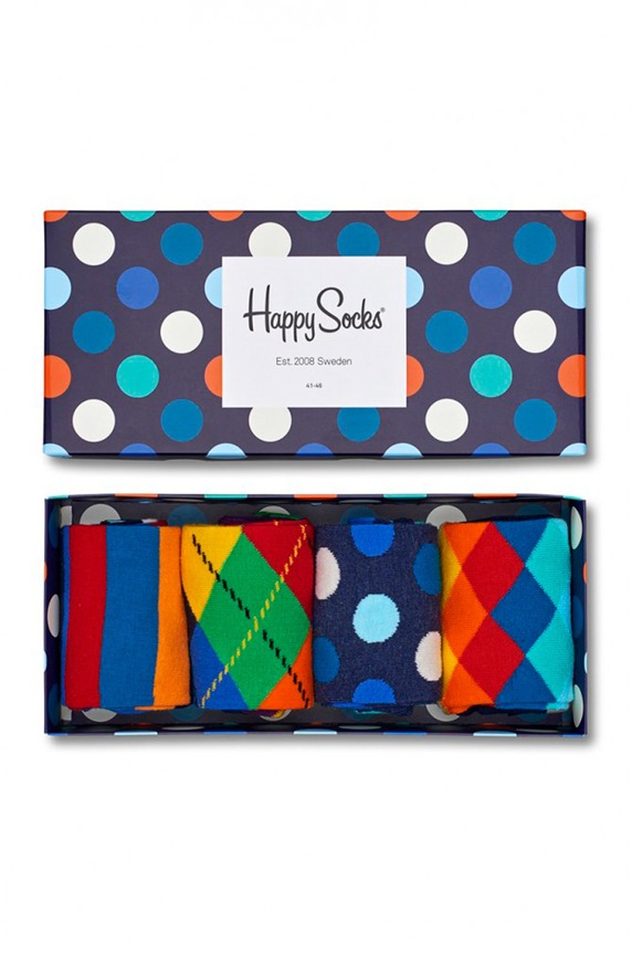 Happy Socks - Skarpety Gift Box (4-pack) 4-pack multicolor XMIX09.6000