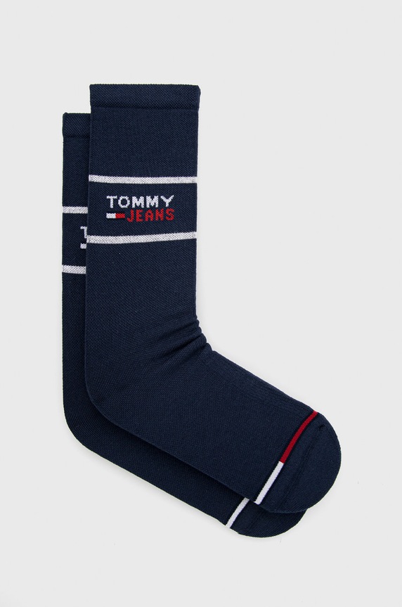 Tommy Jeans skarpetki (2-pack) 701218704.NOS drobny wzór granatowy 701218704.NOS