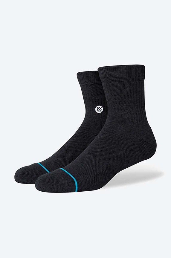 Stance zokni Icon Quarter hosszúszárú zokni fekete A356A21IQT