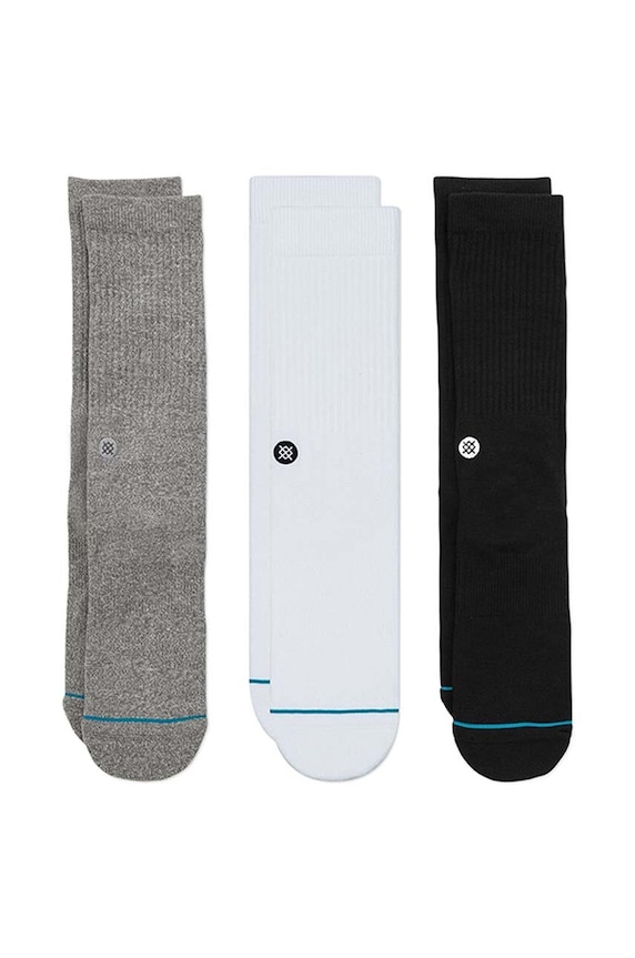 Stance zokni Icon 3 pár hosszúszárú zokni többszínű M556D18ICP