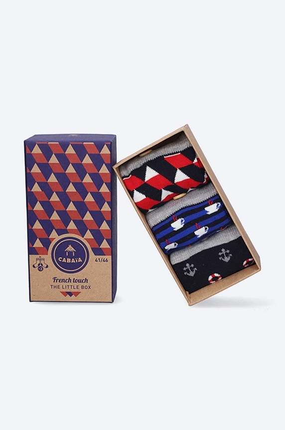 Κάλτσες Cabaia FRENCH TOUCH 3-pack ψηλές κάλτσες πολύχρωμο SOKFW2122.PK3.FRENCH.TO