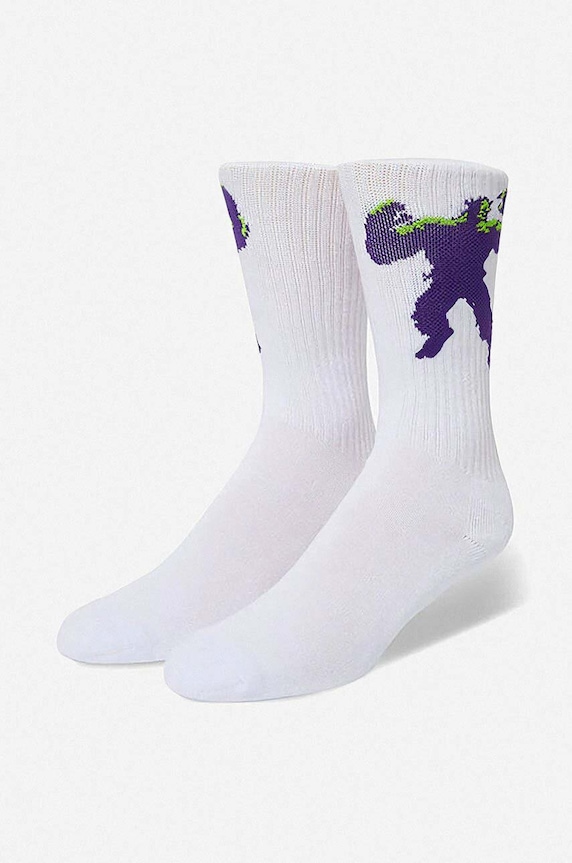 HUF calzini x Marvel Hulk Retro calzini bianco SK00746