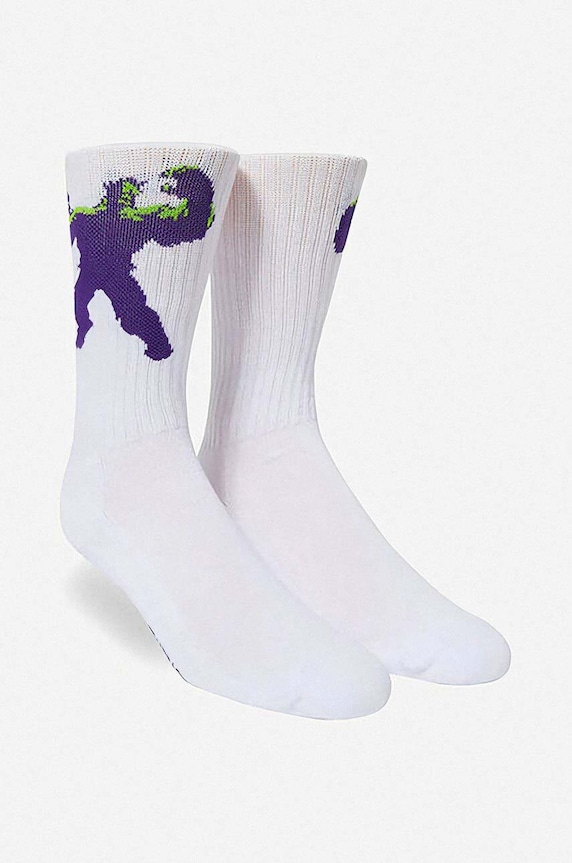 Abbigliamento HUF calzini x Marvel Hulk Retro SK00746 bianco