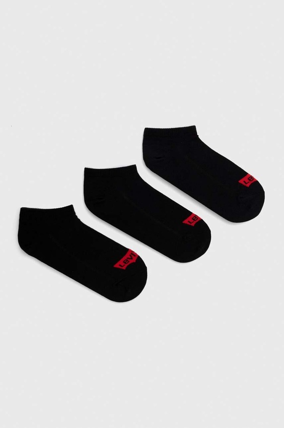 Levi's skarpetki 3-pack skarpetki krótkie czarny 37157.1011