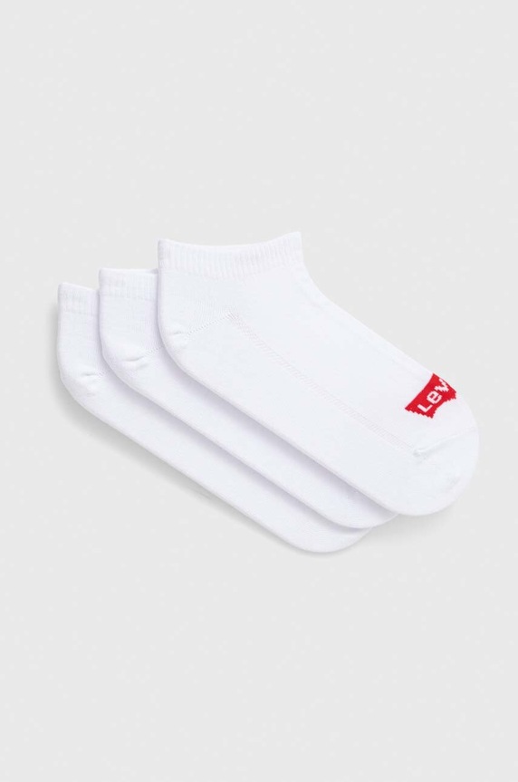 Levi's skarpetki 3-pack skarpetki krótkie biały 37157.0980