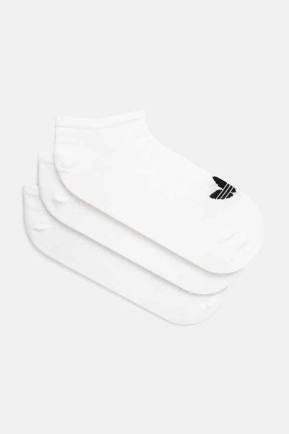 adidas Originals șosete Trefoil Liner 3-pack sosete scurte alb S20273