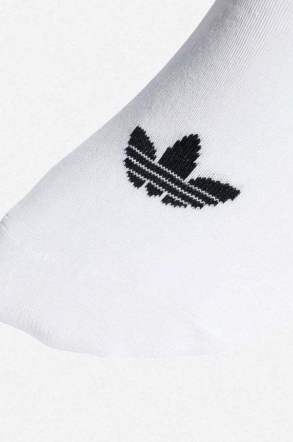 Îmbrăcăminte adidas Originals șosete Trefoil Liner 3-pack S20273 alb