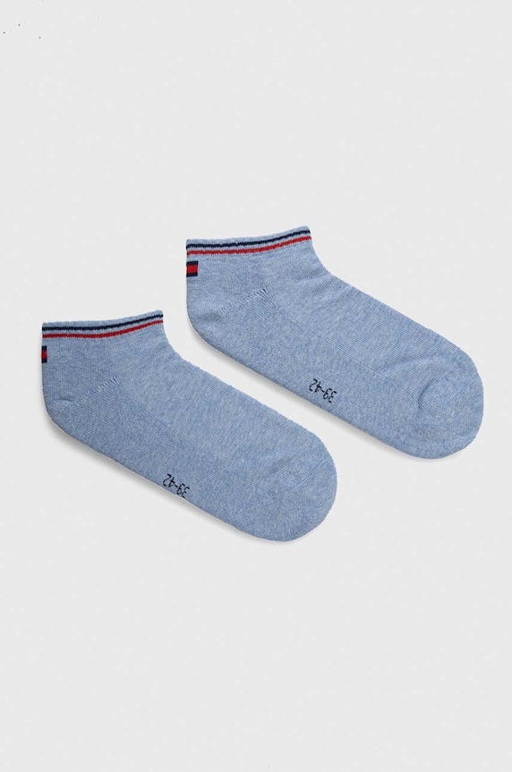 Ponožky Tommy Jeans 2-pak krátke ponožky modrá 701228178.NOS
