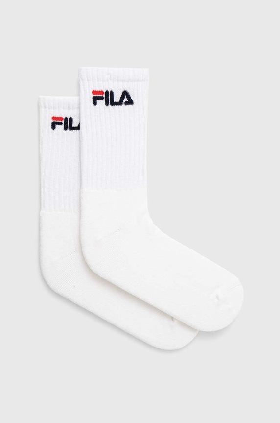 Ponožky Fila 2-pak dlhé ponožky biela F4401