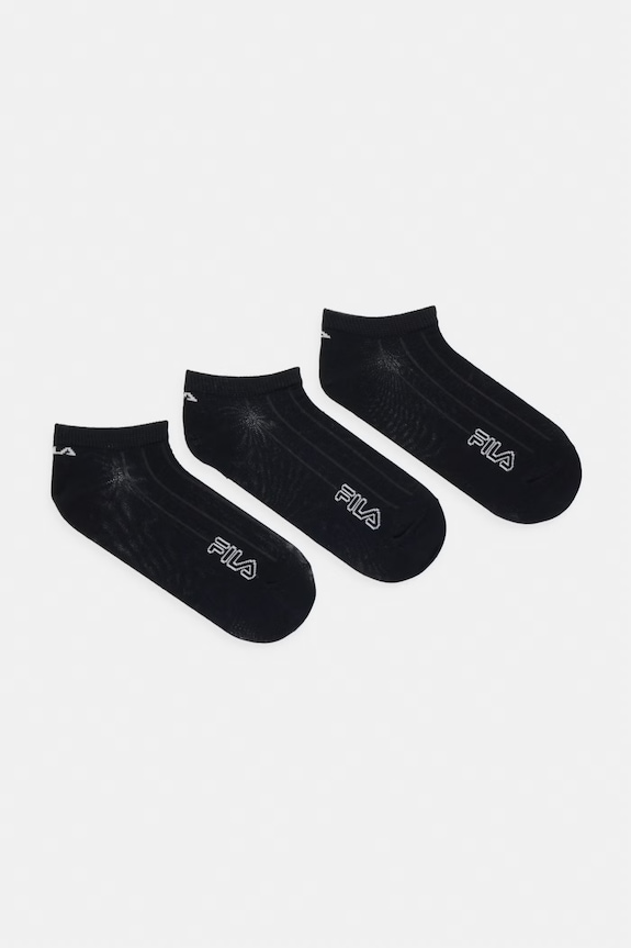 Fila șosete pachet de 3 negru F1777