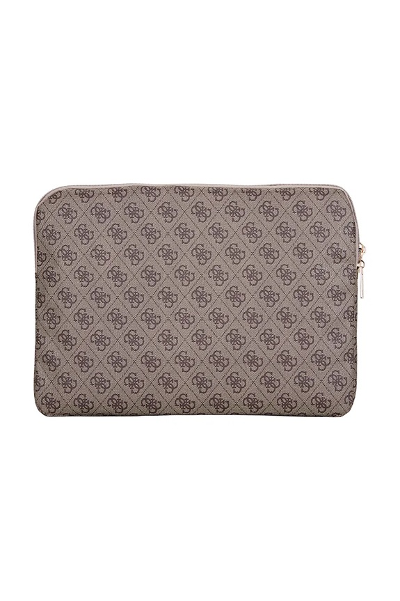 Lifestyle Guess laptop táska Sleeve 14" 4G Zipper Pocket Triangle Logo GUCS14ZP4DPTW barna