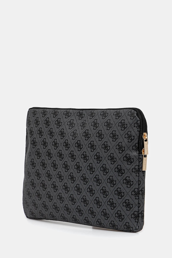 Obal na notebook Guess Sleeve 14" 4G Zipper Pocket Triangle Logo GUCS14ZP4DPTK šedá AA00