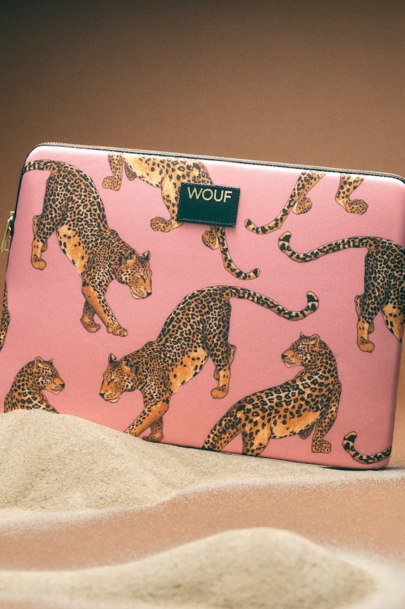 Θήκη φορητού υπολογιστή WOUF Blush Leopard 13" & 14" SS250017