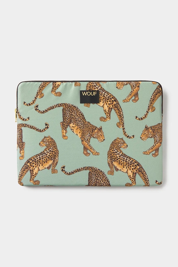 WOUF laptop táska Emerald Leopard 15"/16" többszínű SB260002