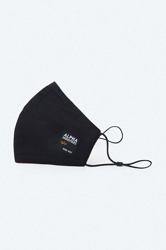 Alpha Industries maseczka ochronna wielorazowego użytku czarny 128942.03