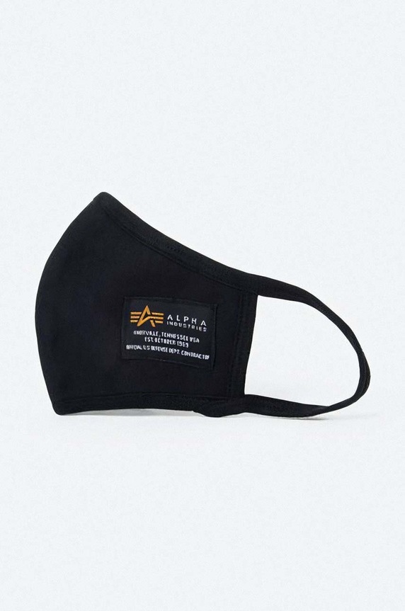 Alpha Industries maseczka ochronna wielorazowego użytku czarny 128943.03