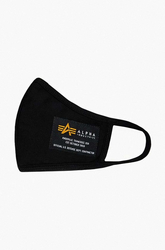 Alpha Industries reusable face mask Crew Facemask black 128935.03