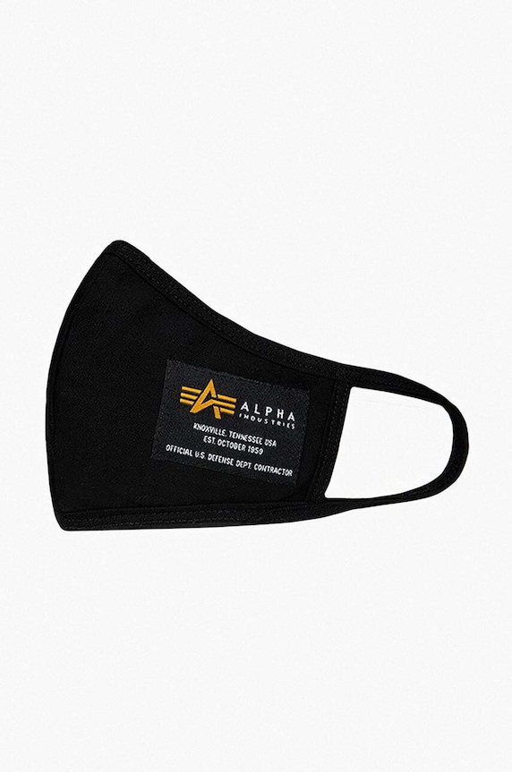 Alpha Industries reusable face mask Crew Facemask black 128935.03