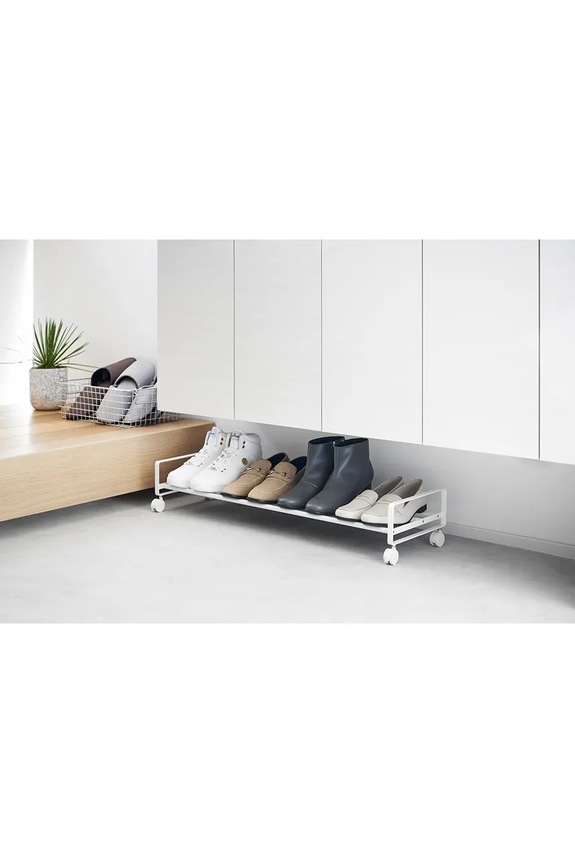 Βιβλιοθήκη με ρόδες Yamazaki Tower 1622. λευκό AA00