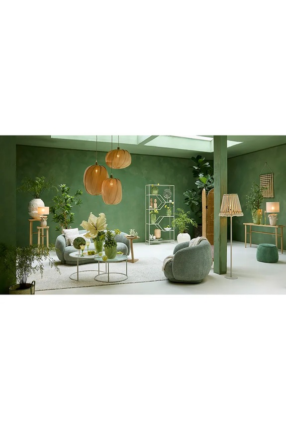 Light & Living scaun de puf Sibiu verde 5509581