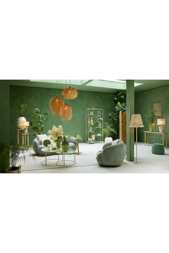 Light & Living scaun de puf Sibiu verde 5509581